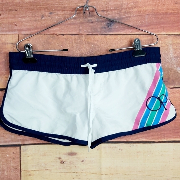 🍄3/50$🍄 Ocean Pacific boarding mini shorts Y2K swimming beach shorts Size S - Picture 2 of 6